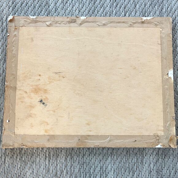 Vintage Margaret Keane 1963 Big Eye Framed Textured Print Ballerina Class kitsch - Picture 13 of 15